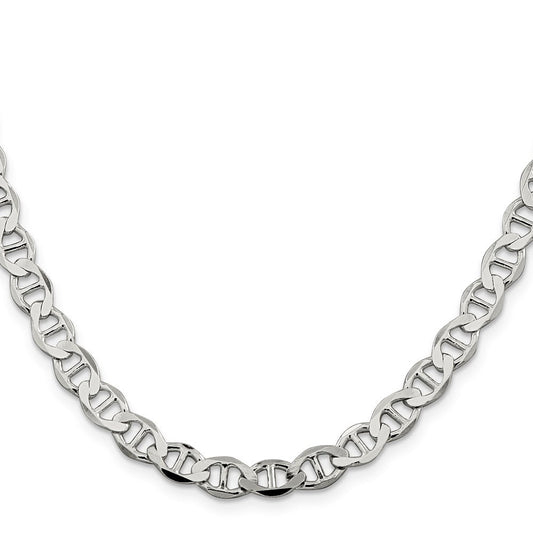 Sterling Silver 7.1mm Flat Anchor ChainQLFA150