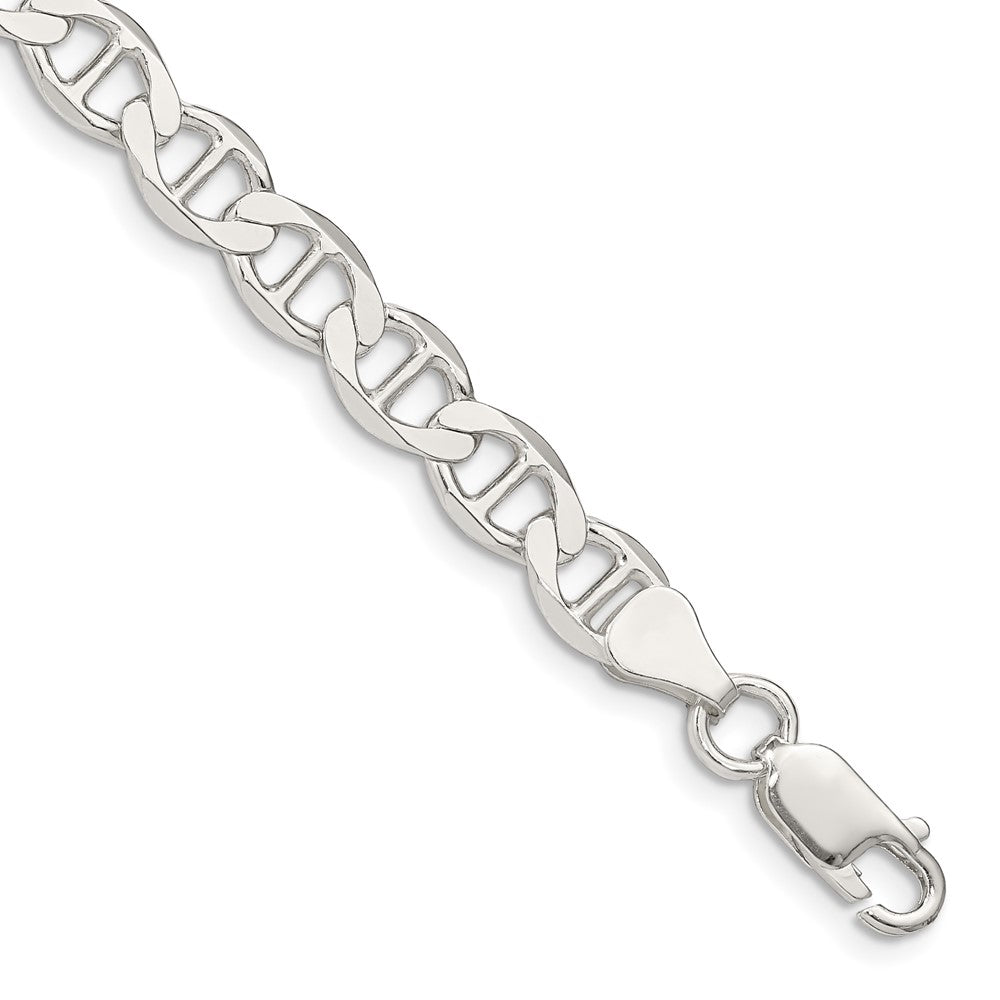 Sterling Silver 7.1mm Flat Anchor Chain QLFA150-8