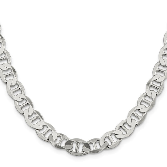 Sterling Silver 8.9mm Flat Anchor ChainQLFA180