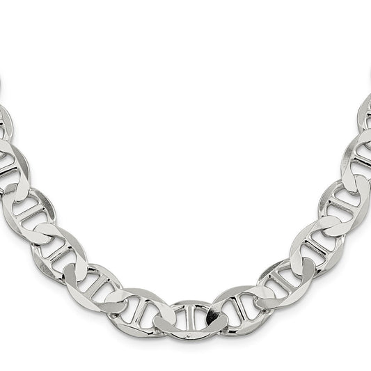 Sterling Silver 12.3mm Flat Anchor ChainQLFA250