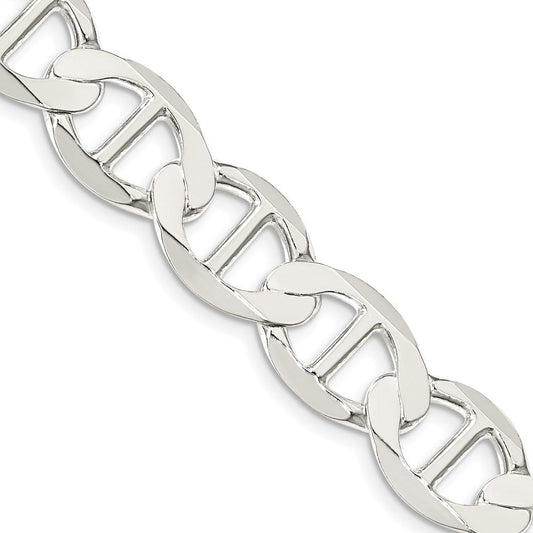 Sterling Silver 12.3mm Flat Anchor ChainQLFA250