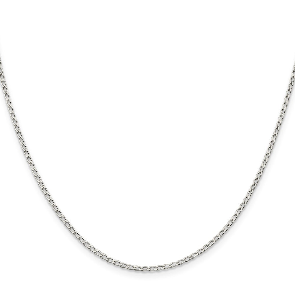 Sterling Silver 1.5mm Open Elongated Link ChainQLL050
