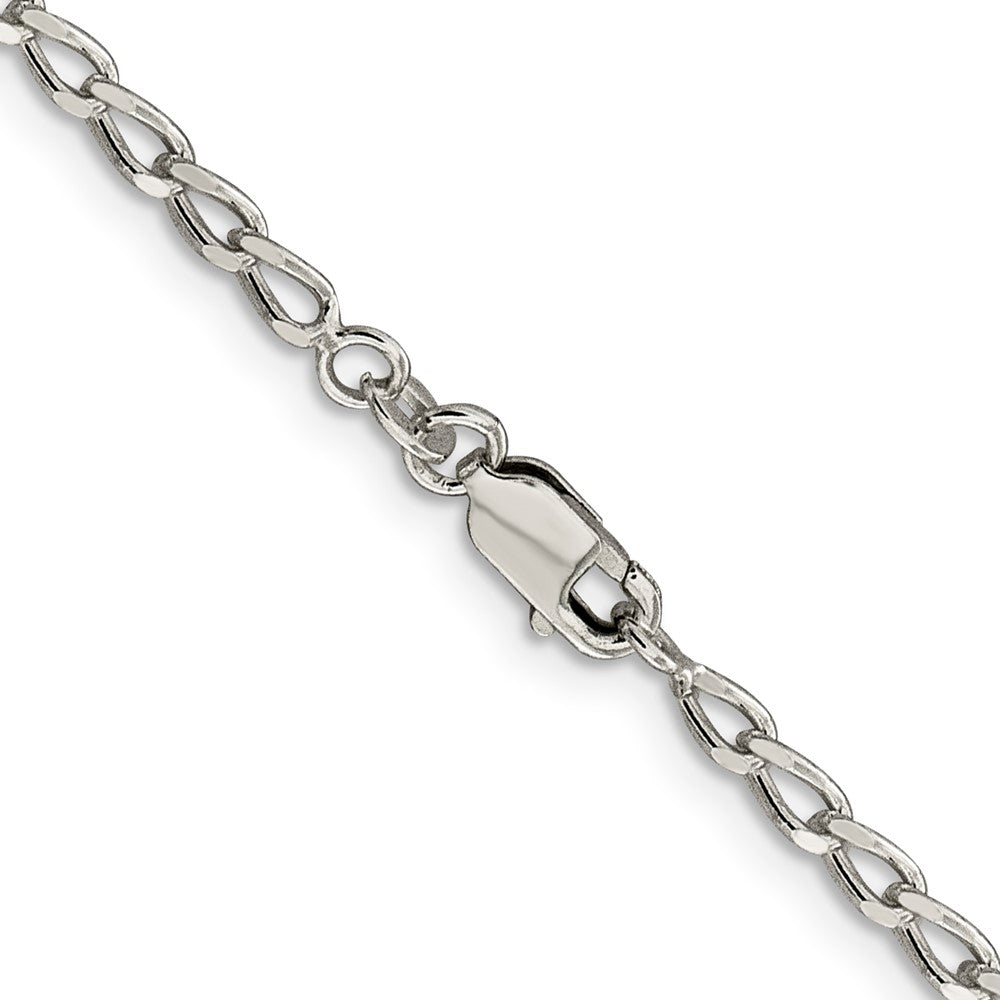 Sterling Silver 2.8mm Open Elongated Link ChainQLL080