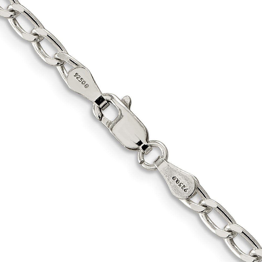 Sterling Silver 3.2mm Open Elongated Link ChainQLL100