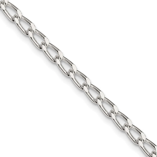 Sterling Silver 3.2mm Open Elongated Link ChainQLL100