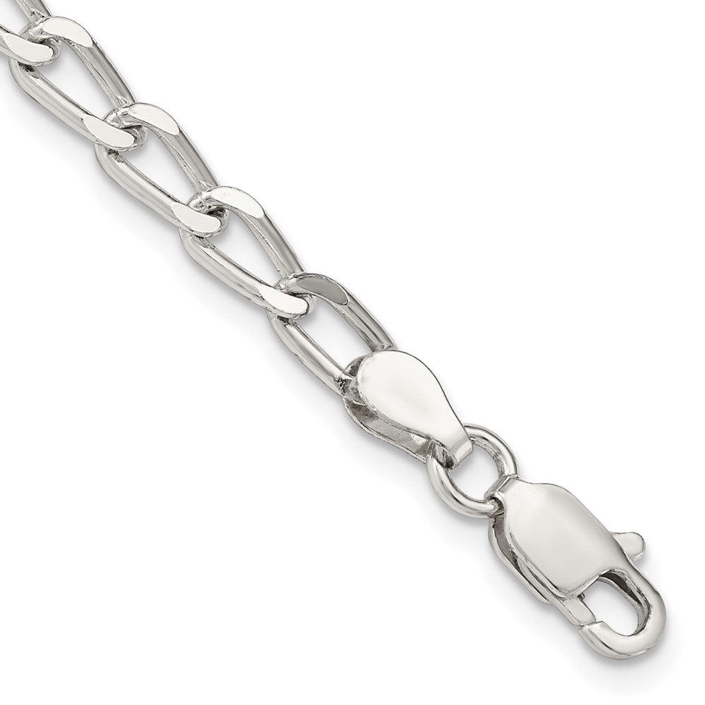 Sterling Silver 4.3mm Open Elongated Link Chain QLL120-8