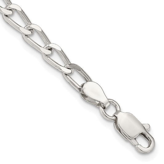 Sterling Silver 4.3mm Open Elongated Link Chain QLL120-8