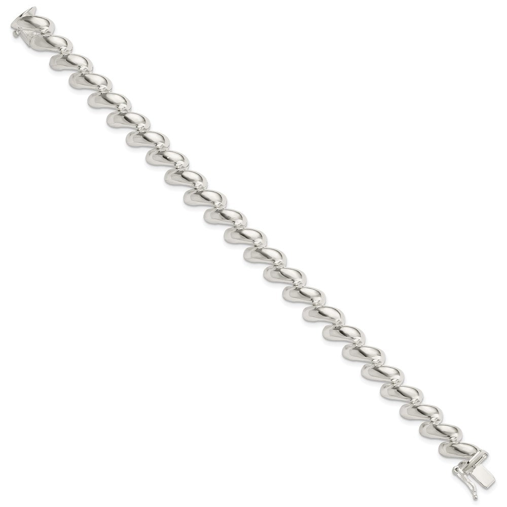 Sterling Silver 10mm San Marco Bracelet QM17-7