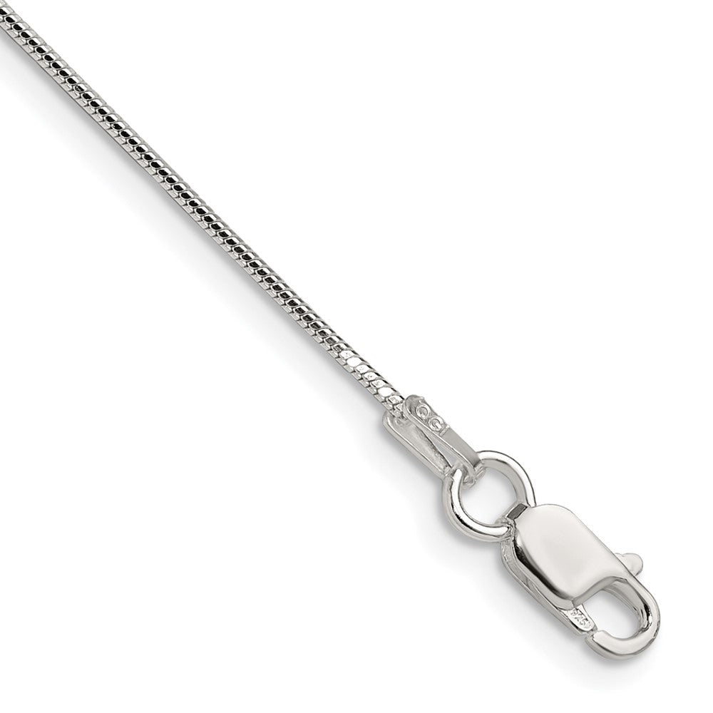 Sterling Silver Polished .90mm Octagonal Snake ChainQOS025