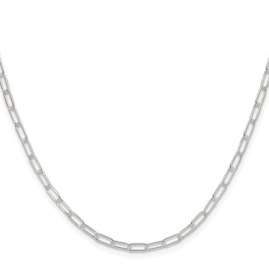 Sterling Silver Polished 2.9mm Paperclip ChainQPCL060
