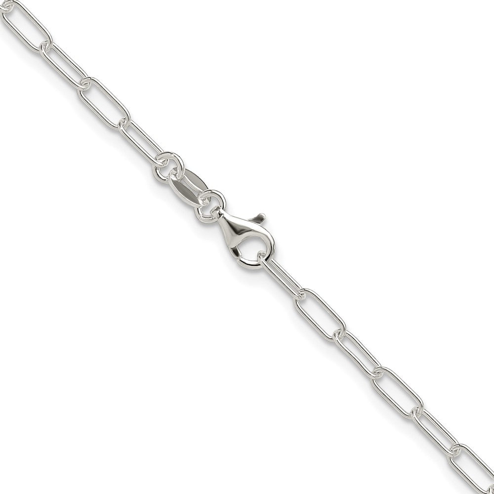 Sterling Silver Polished 2.9mm Paperclip ChainQPCL060