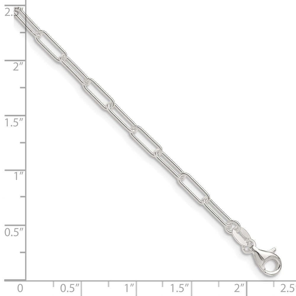 Sterling Silver Polished 3.15mm Paperclip Chain QPCL080-8