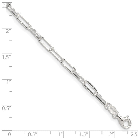 Sterling Silver Polished 3.15mm Paperclip Chain QPCL080-8