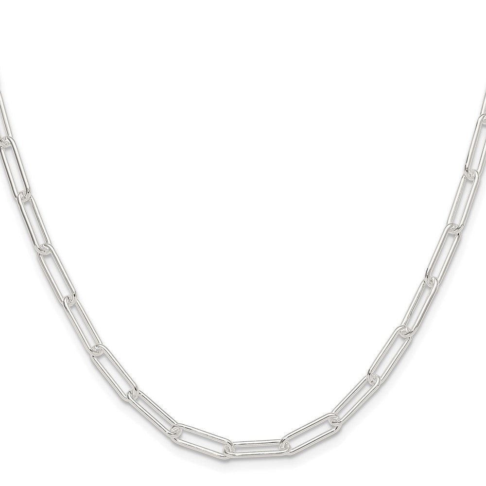 Sterling Silver Polished 4.5mm Paperclip ChainQPCL120