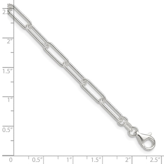 Sterling Silver Polished 4.5mm Paperclip Chain QPCL120-8