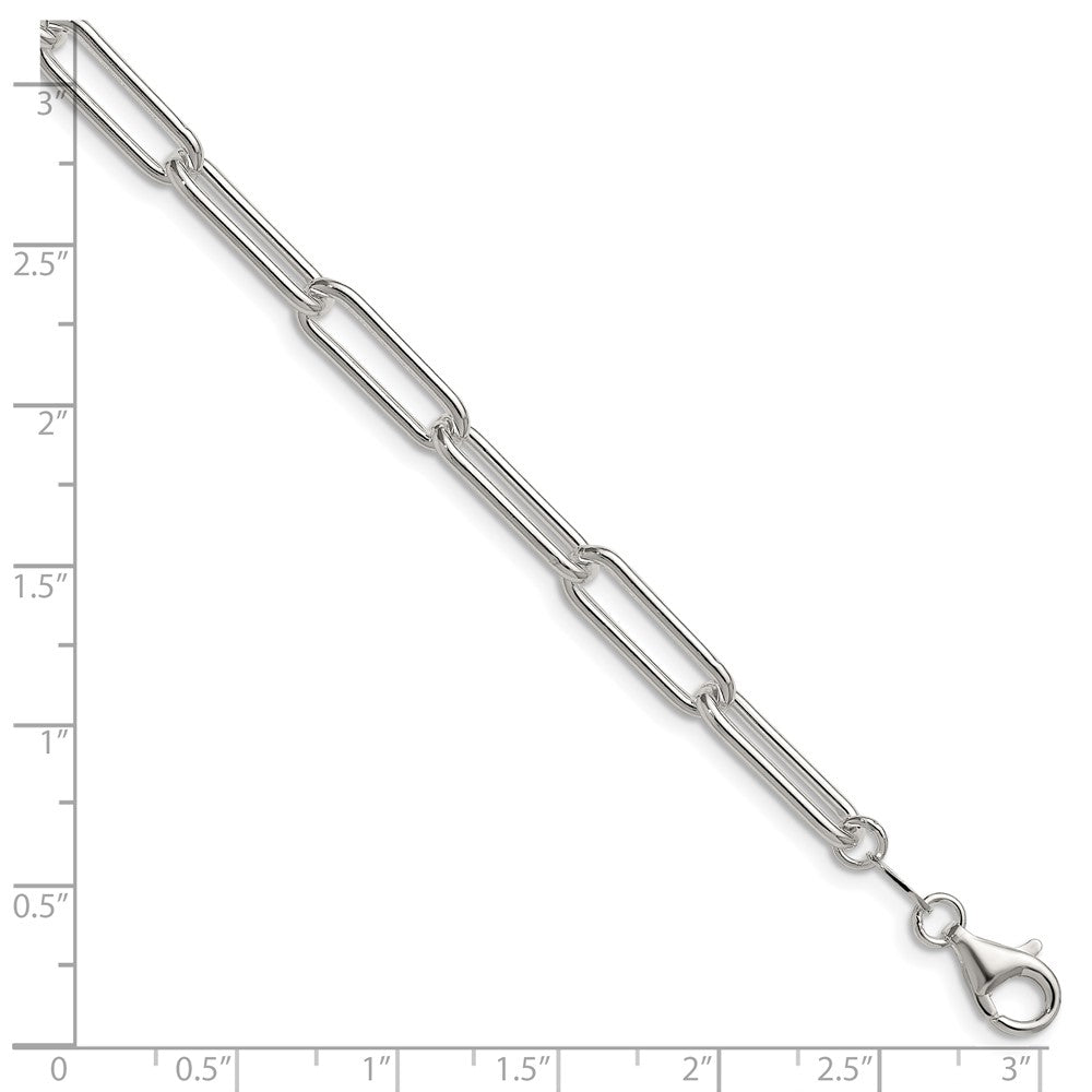 Sterling Silver Polished 5.5mm Paperclip Chain QPCL150-8