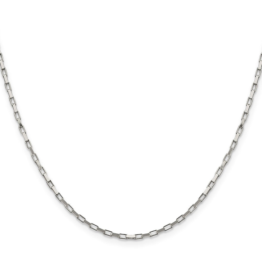 Sterling Silver 1.65mm Elongated Box ChainQPE13