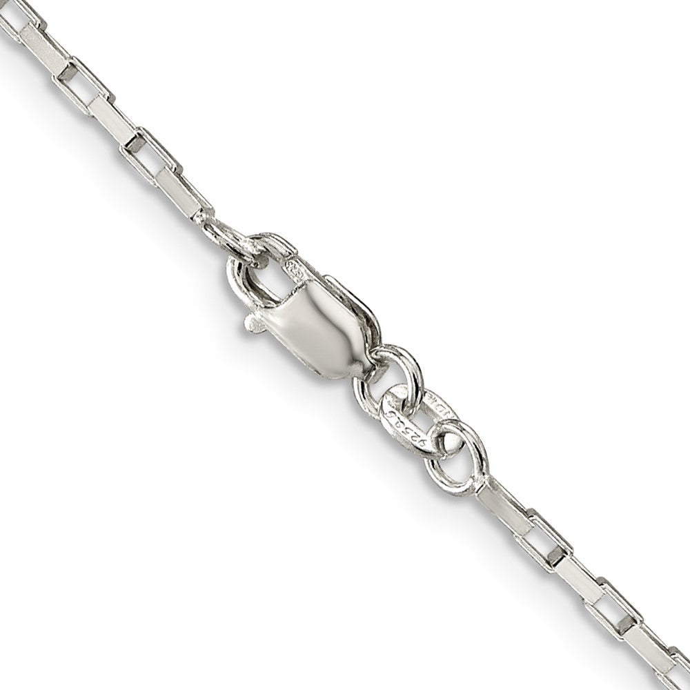 Sterling Silver 1.65mm Elongated Box ChainQPE13