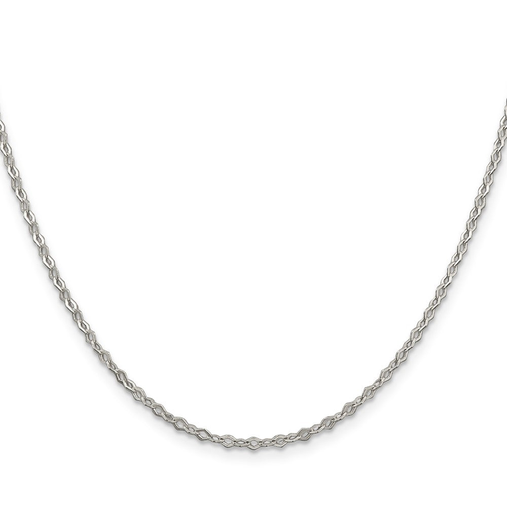 Sterling Silver 2.25mm Fancy Navette Link ChainQPE16