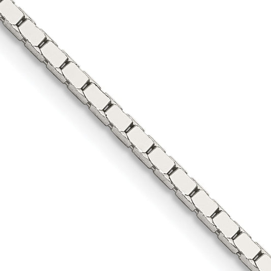 Sterling Silver 1.5mm Mirror Box ChainQPE25
