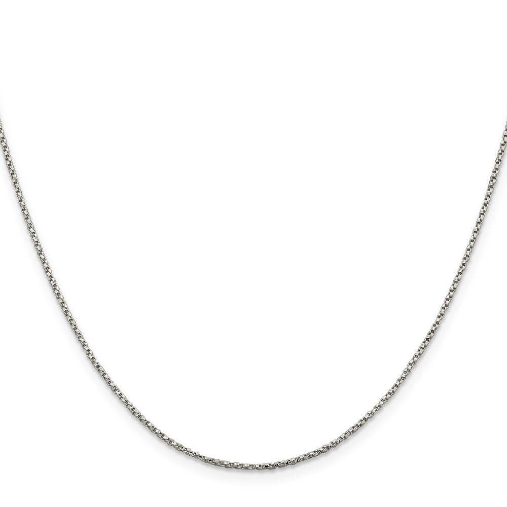 Sterling Silver 1.25mm Twisted Box ChainQPE26