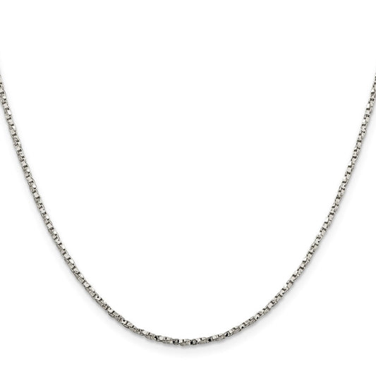 Sterling Silver 1.75mm Twisted Box ChainQPE27