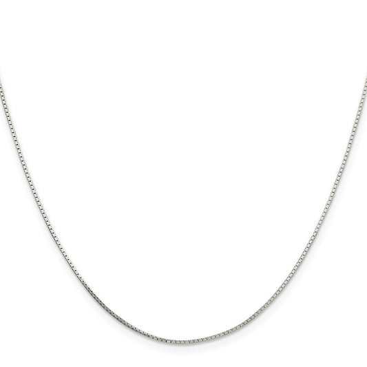 Sterling Silver .7mm Mirror Box ChainQPE34