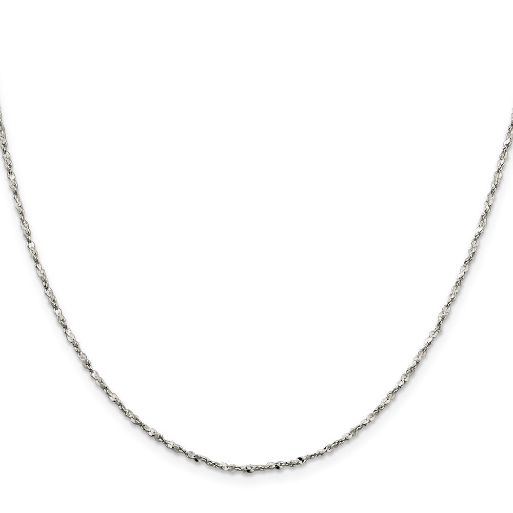 Sterling Silver 1.6mm Twisted Serpentine ChainQPE39