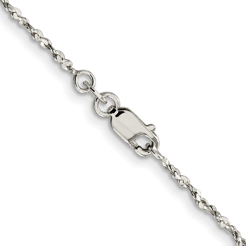 Sterling Silver 1.6mm Twisted Serpentine ChainQPE39