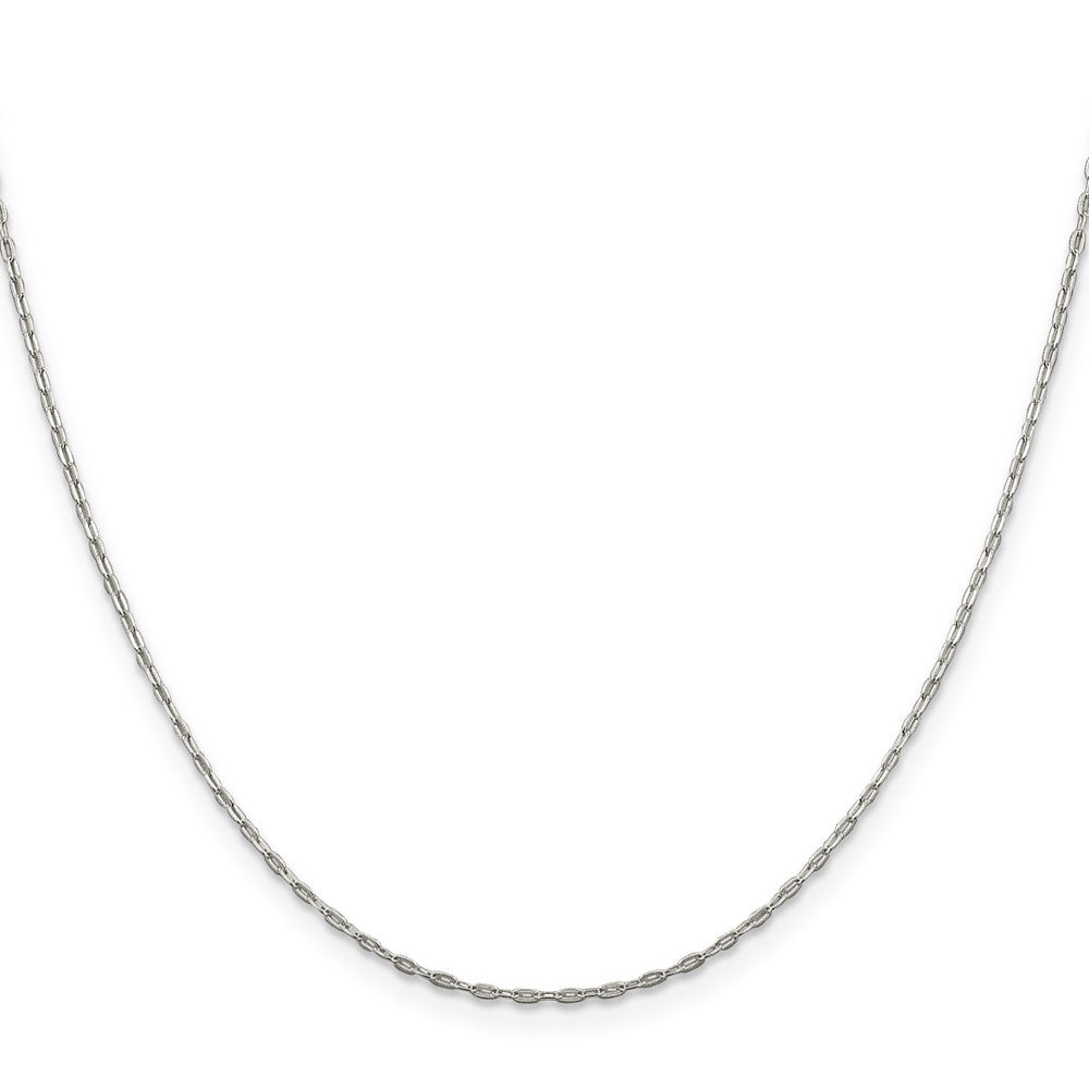 Sterling Silver 1.4mm Flat Oval Cable ChainQPE44