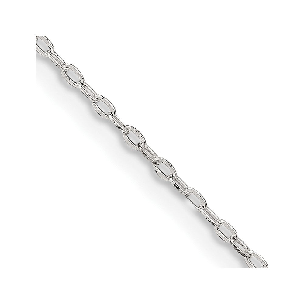 Sterling Silver 1.4mm Flat Oval Cable ChainQPE44