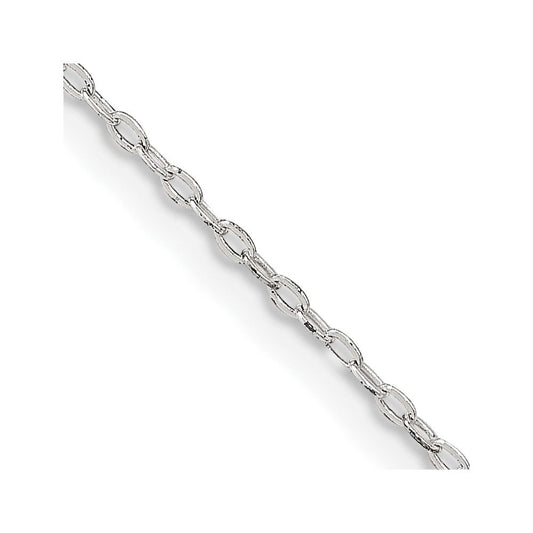 Sterling Silver 1.4mm Flat Oval Cable ChainQPE44