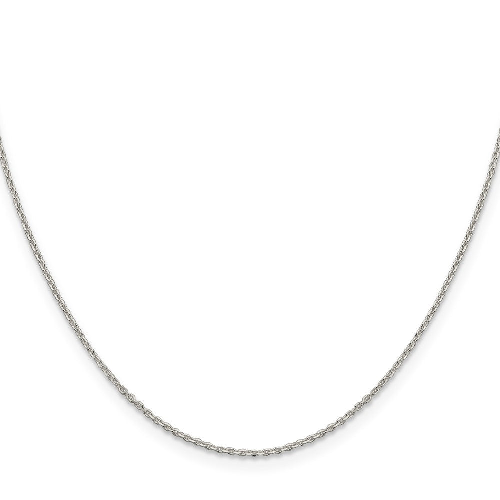 Sterling Silver 1.25mm Diamond-cut Forzantine Cable ChainQPE47