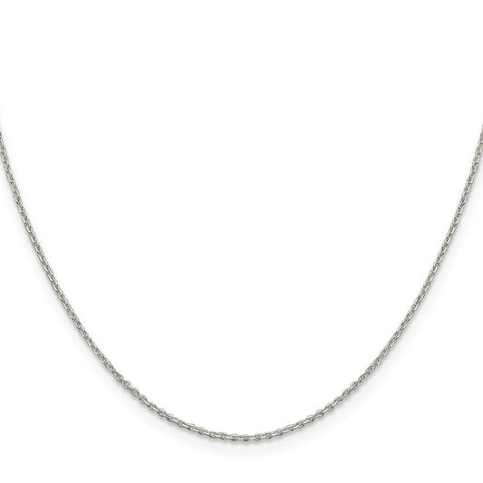 Sterling Silver 1.25mm Diamond-cut Forzantine Cable ChainQPE47