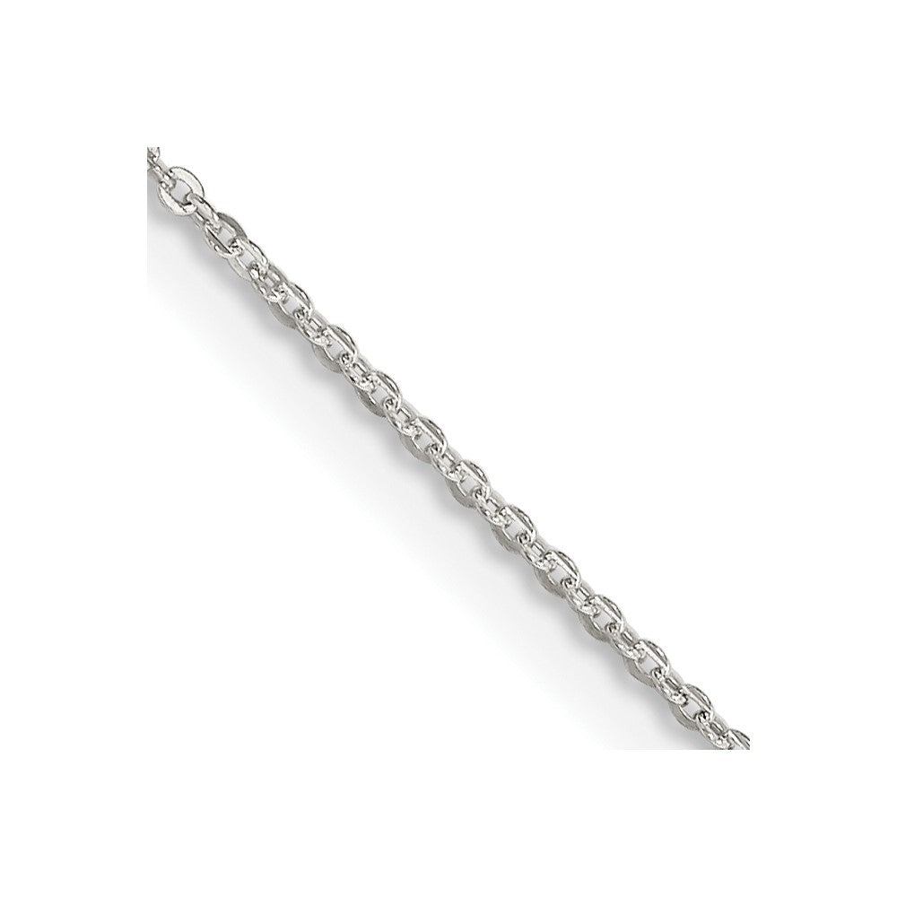 Sterling Silver 1.15mm Flat Cable ChainQPE62