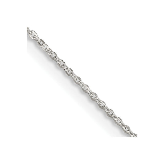 Sterling Silver 1.15mm Flat Cable ChainQPE62