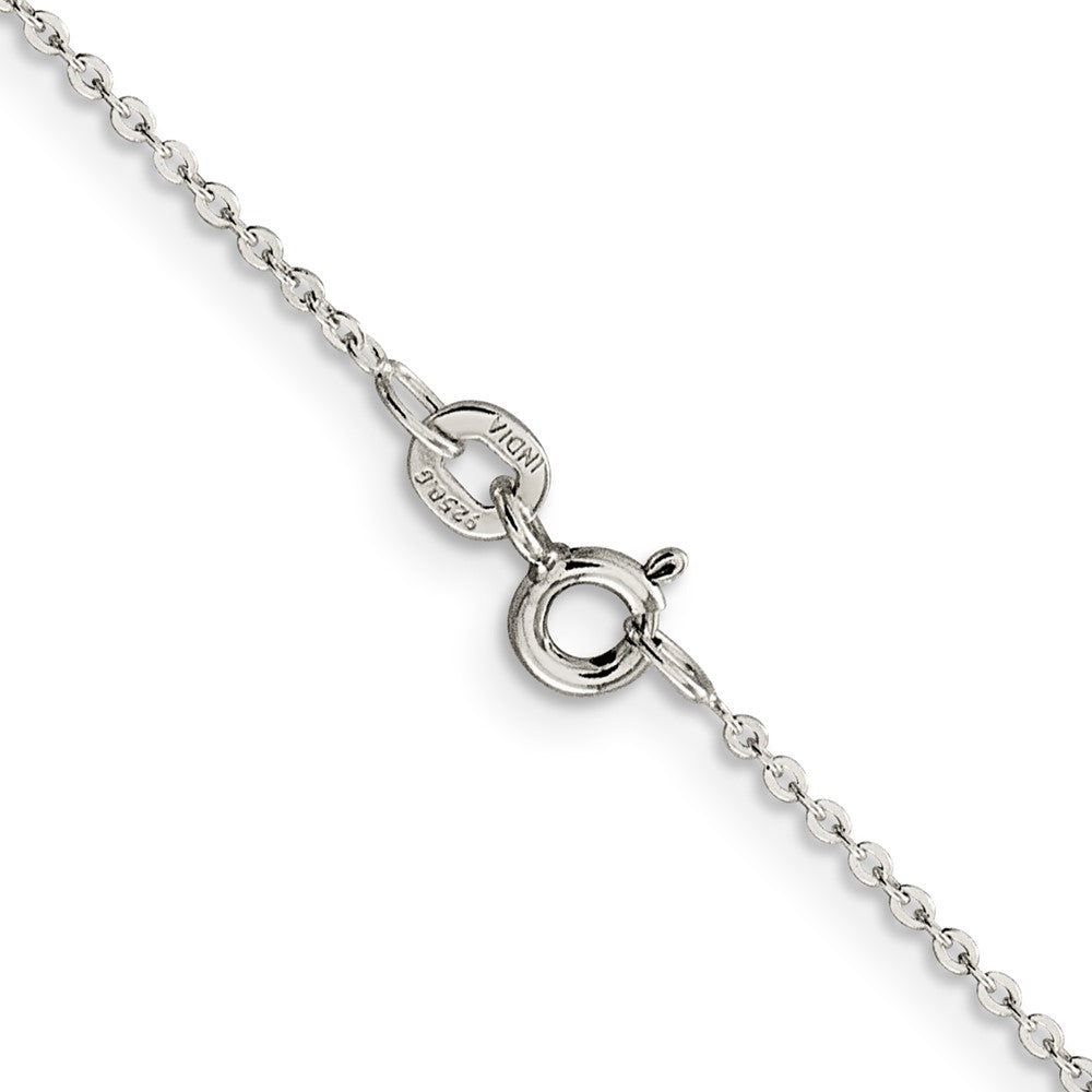 Sterling Silver .9mm Flat Link Cable ChainQPE76