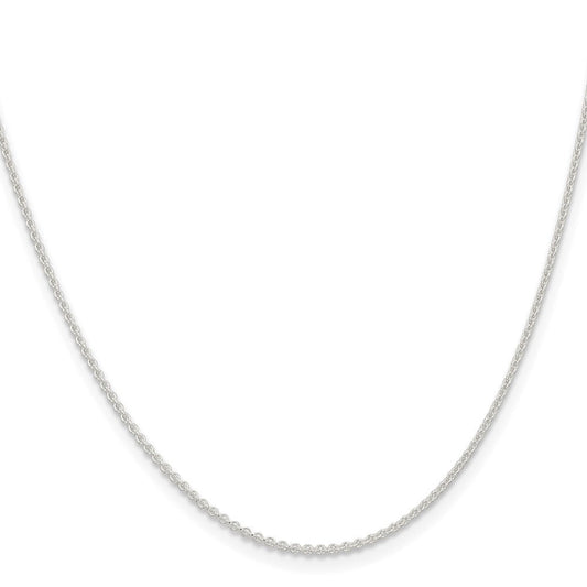Sterling Silver 1.6mm Forzantine Cable ChainQPE87