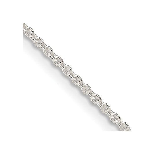 Sterling Silver 1.6mm Forzantine Cable ChainQPE87