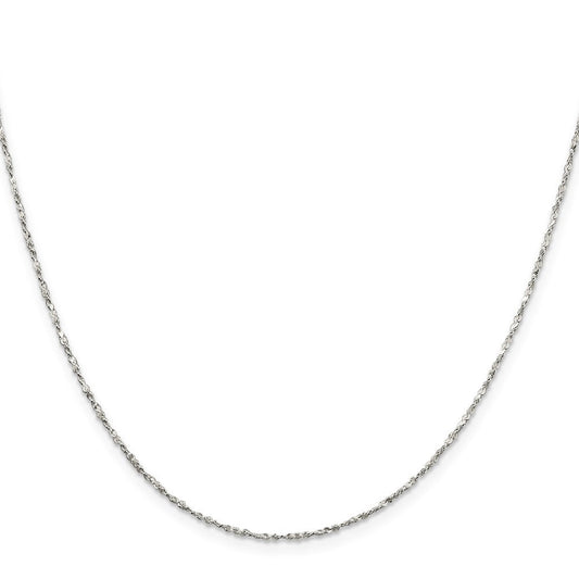 Sterling Silver 1.4mm Twisted Serpentine ChainQPEN6