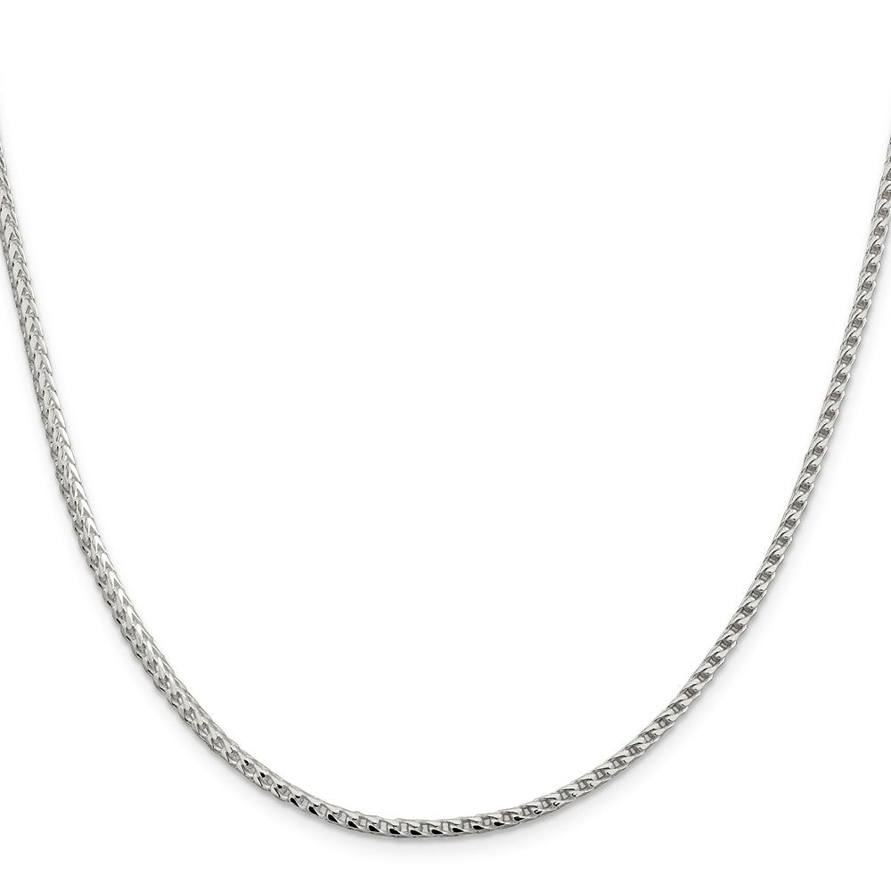 Sterling Silver 2.55mm D/C Square Franco ChainQQF080