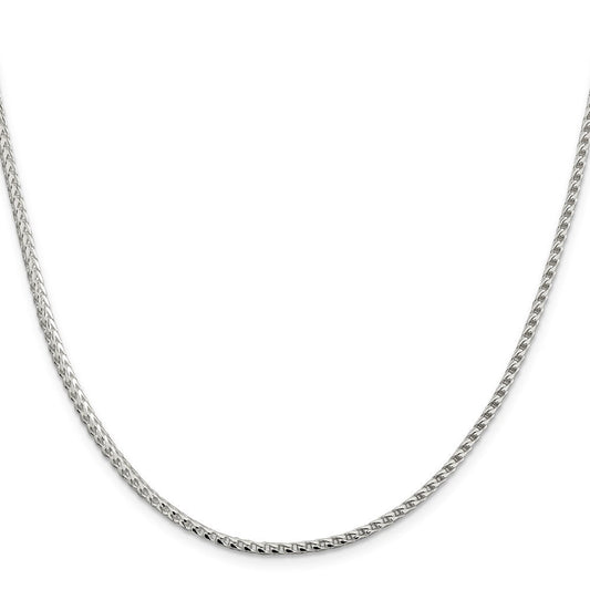 Sterling Silver 2.55mm D/C Square Franco ChainQQF080