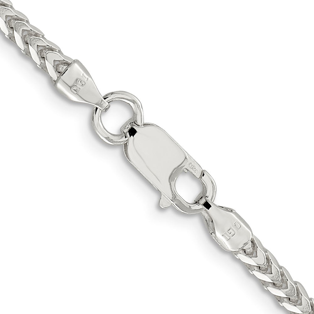 Sterling Silver 3.1mm D/C Square Franco ChainQQF100