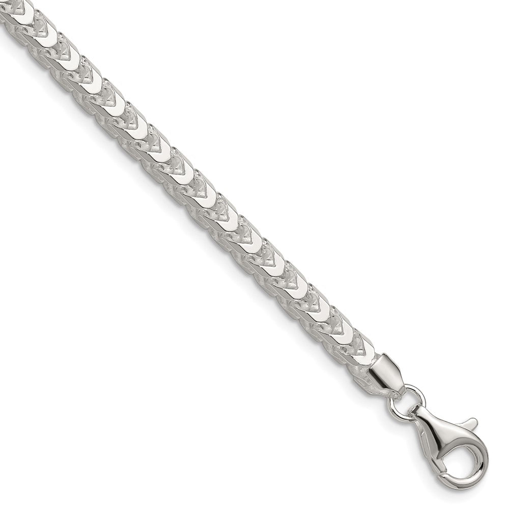 Sterling Silver 4.7mm D/C Square Franco Chain QQF140-8