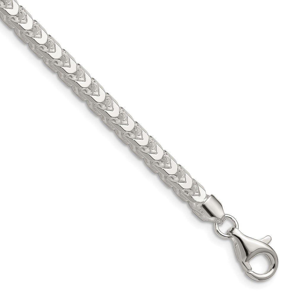 Sterling Silver 4.7mm D/C Square Franco ChainQQF140