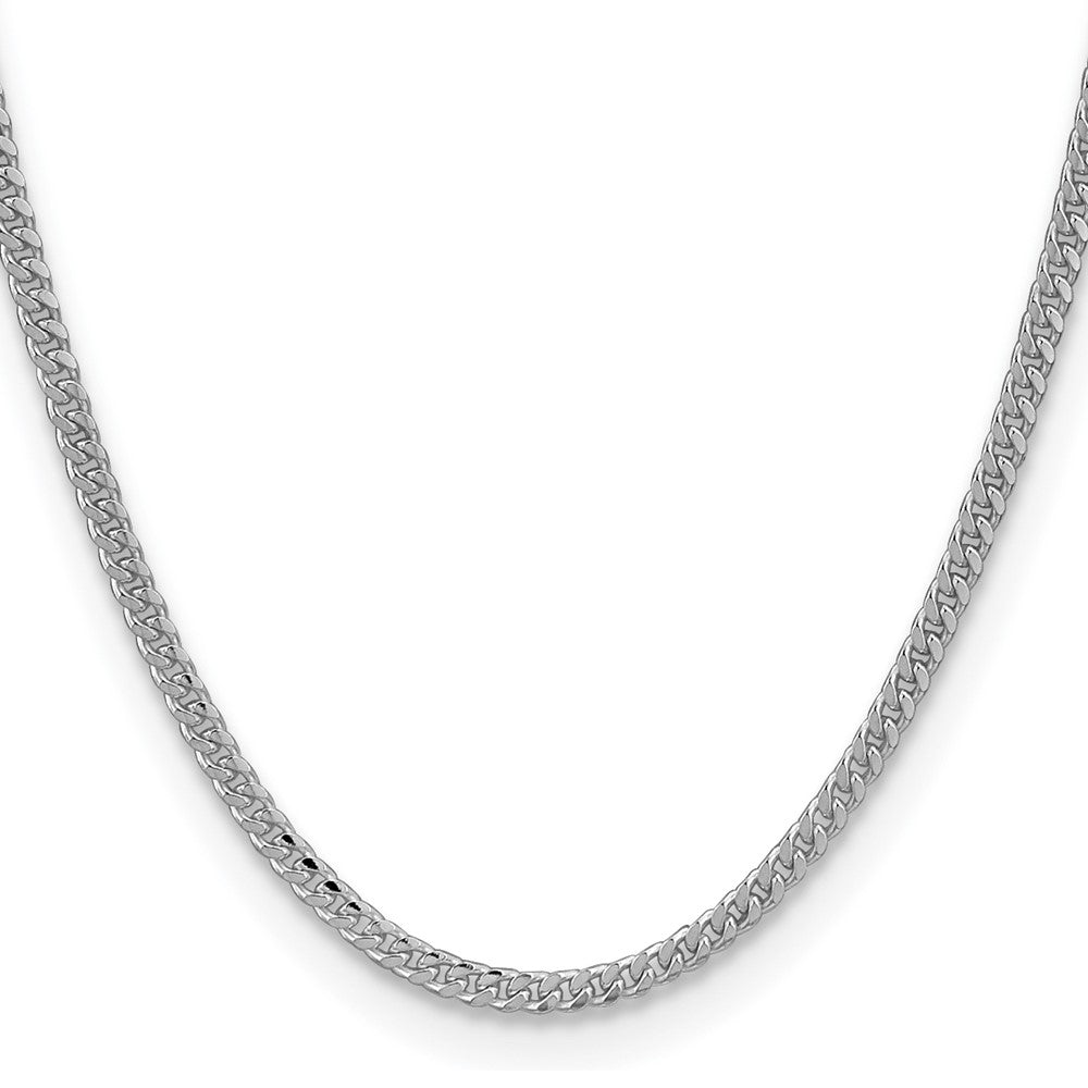 Sterling Silver 3.25mm Domed Curb ChainQRC100