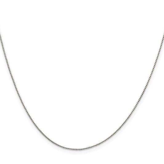 Sterling Silver .95mm Round Franco ChainQRF035