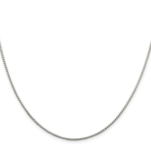 Sterling Silver 1.25mm Round Franco ChainQRF060