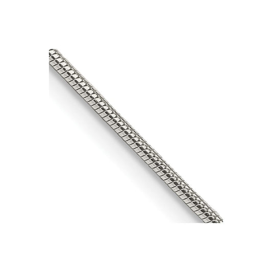 Sterling Silver 1.2mm Snake ChainQSN035