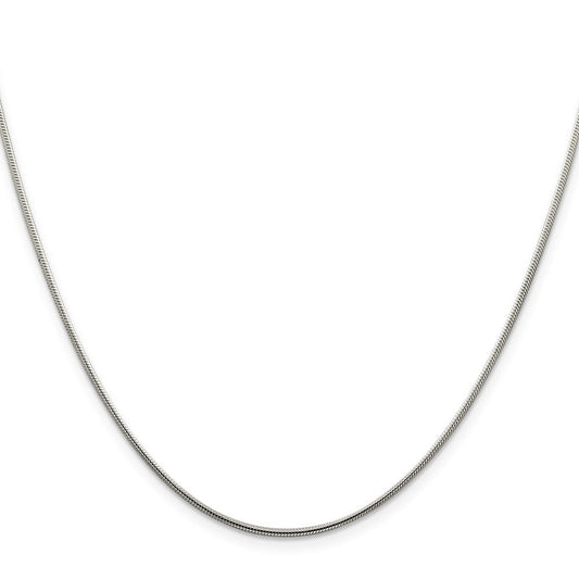 Sterling Silver 1.25mm Snake ChainQSN040